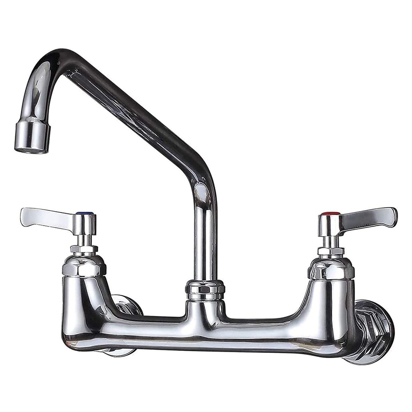 CWM Wall Mount Commercial Faucet with 12" Spout