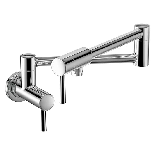 CWM Pot Filler Faucet A,Polished Stainless