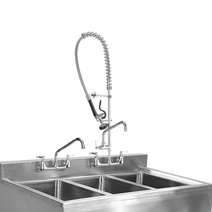 CWM 43" Commercial Faucet with Sprayer