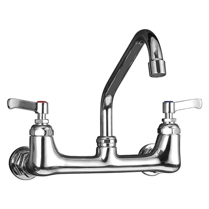 CWM Wall Mount Commercial Faucet with 8" Spout